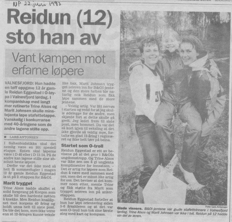 Saltenbudstikka 1992